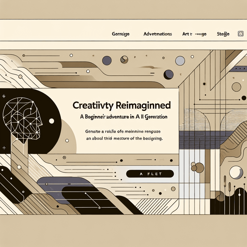 Cover Image for the post titled Creativity Reimagined: A Beginner's Adventure in AI Art Generation